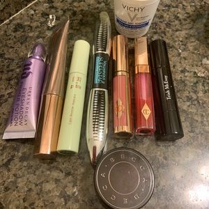 Charlotte Tilbury's cosmetic, Loreal, Becca, Trish McEvoy
